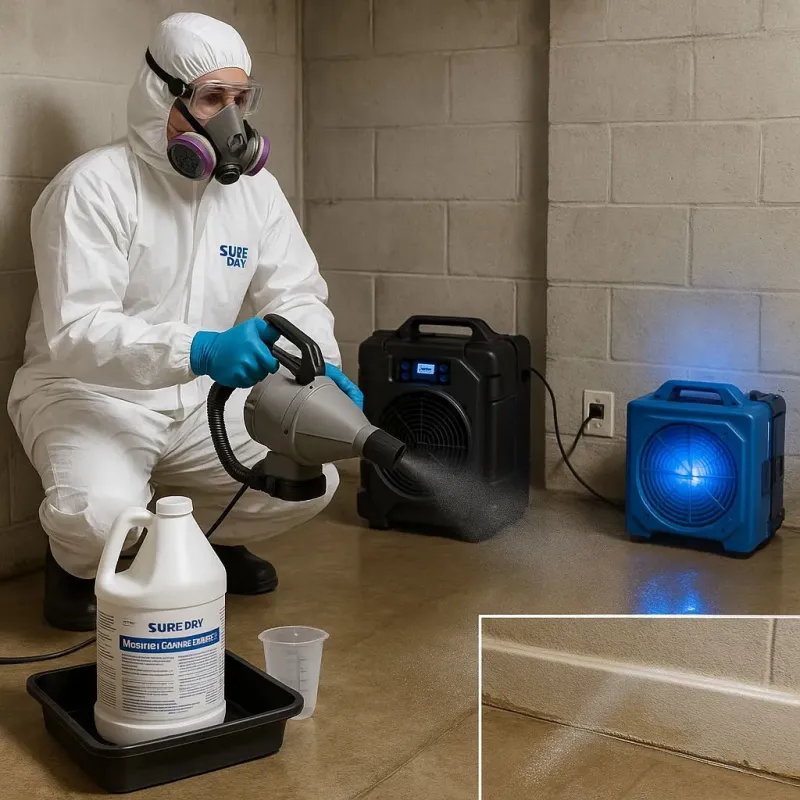 Sanitization and Odor Removal process in Muskego, WI