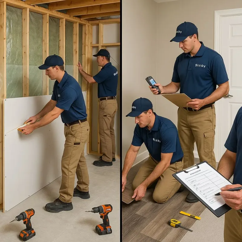 Repairs and Reconstruction process in Muskego, WI