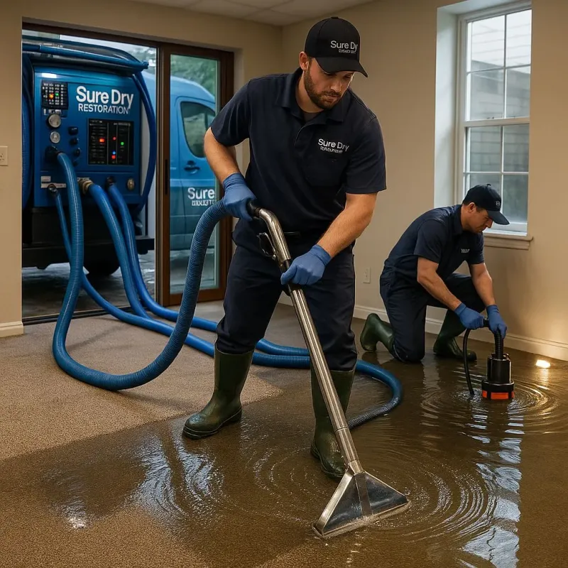 Water Extraction and Removal process in Muskego, WI